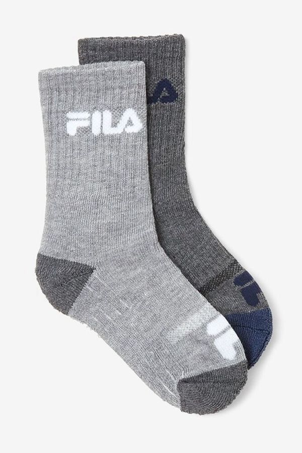 Fila Ponožky Detske Siva Viacfarebný - Cushioned Crew 6-Pack Vypredaj - Slovakia 17493-EZXY